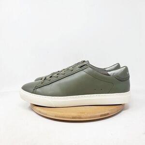 Everlane Day Sneaker Womens 9.5 Olive Green Leather Low Classic Tennis Shoe